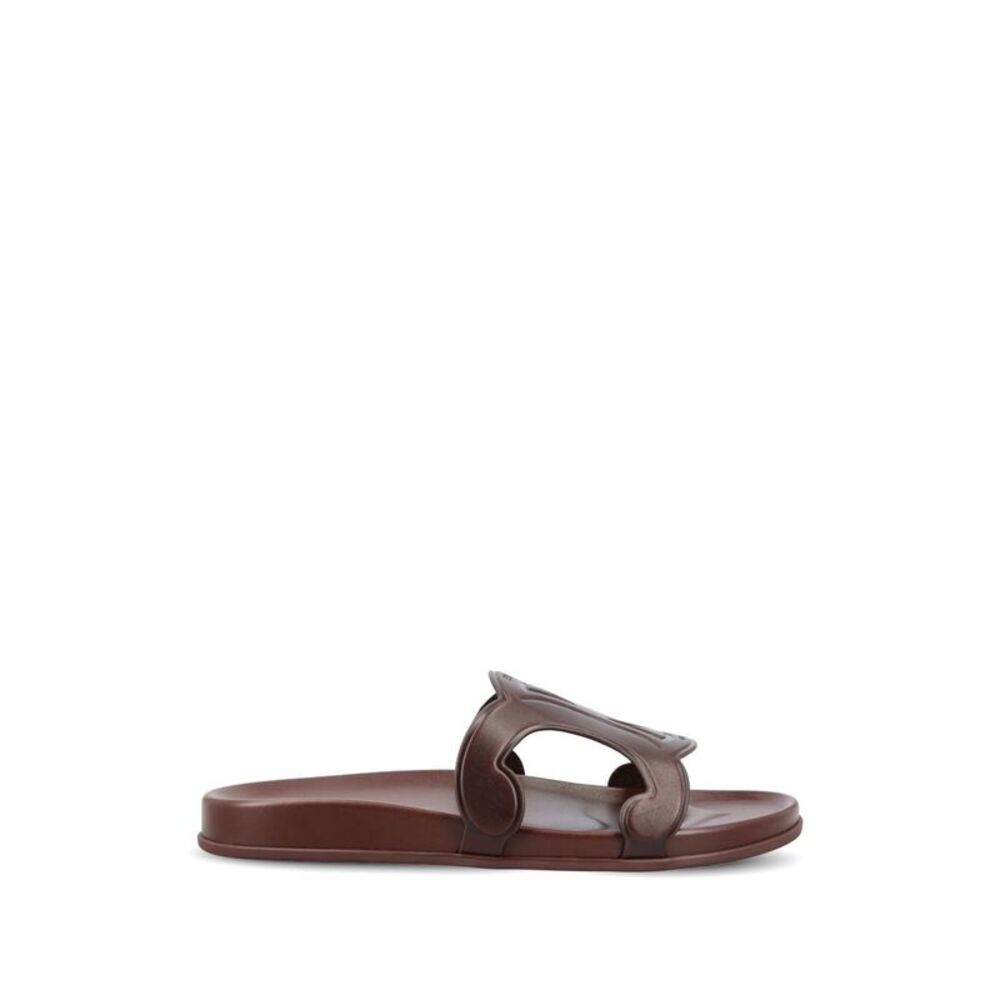 Celine Men Triomphe Leather Slides